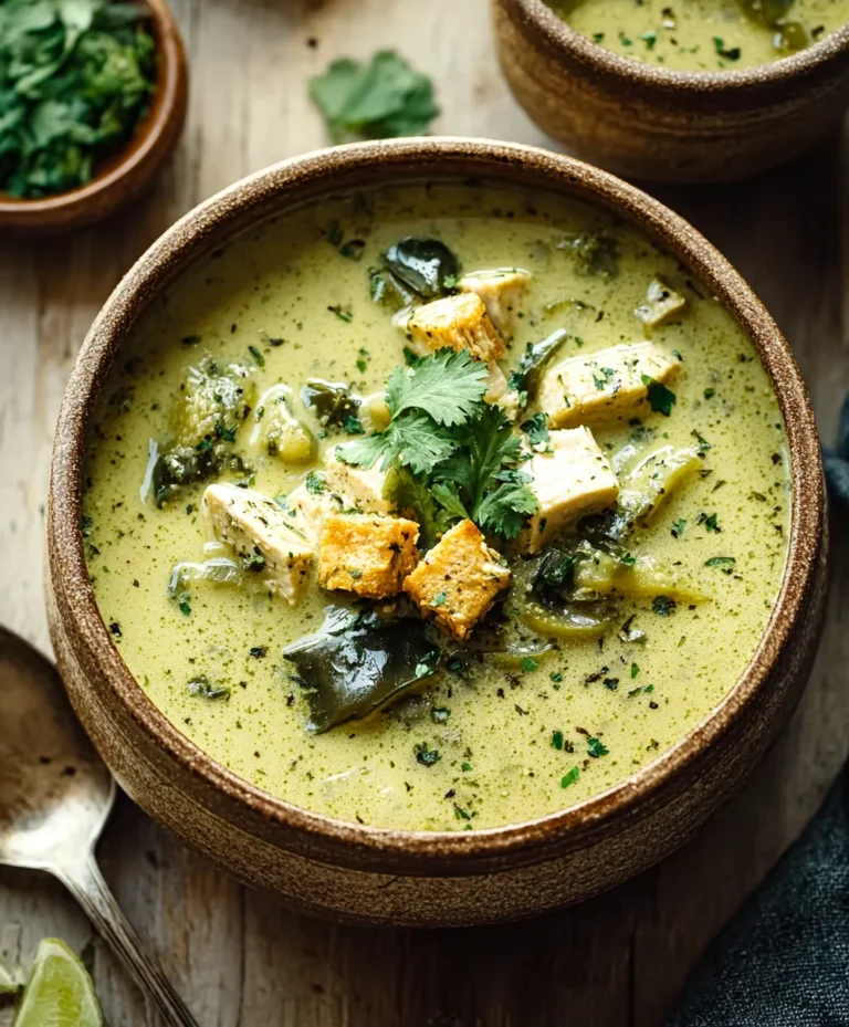 Mouthwatering Roasted Poblano Soup for Ultimate Comfort