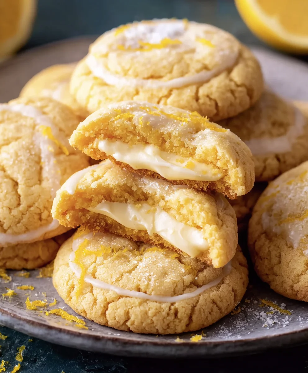 Lemon Cheesecake Cookies-Zesty & Creamy Dessert Bites