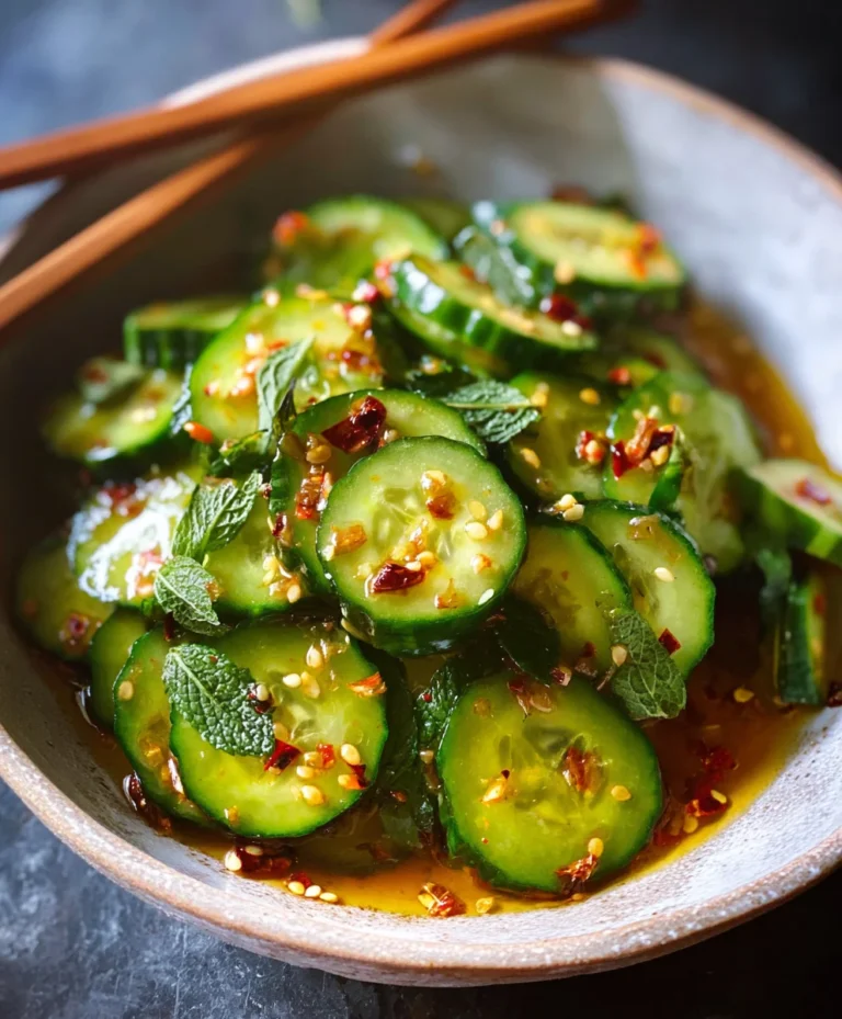 Easy Asian Cucumber Salad Refreshing & Quick Recipe