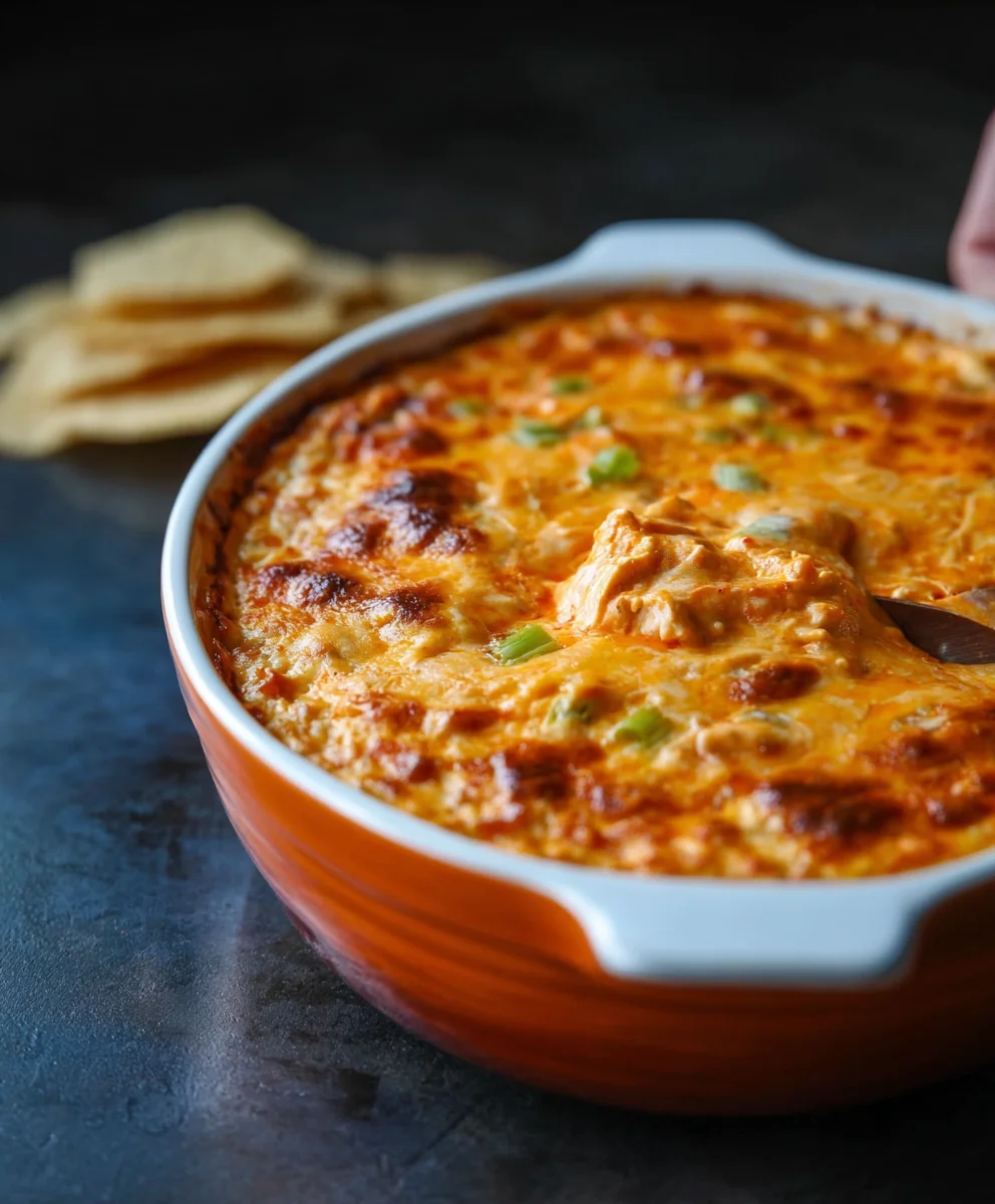 Easy Buffalo Chicken Dip Recipe-Party Favorite