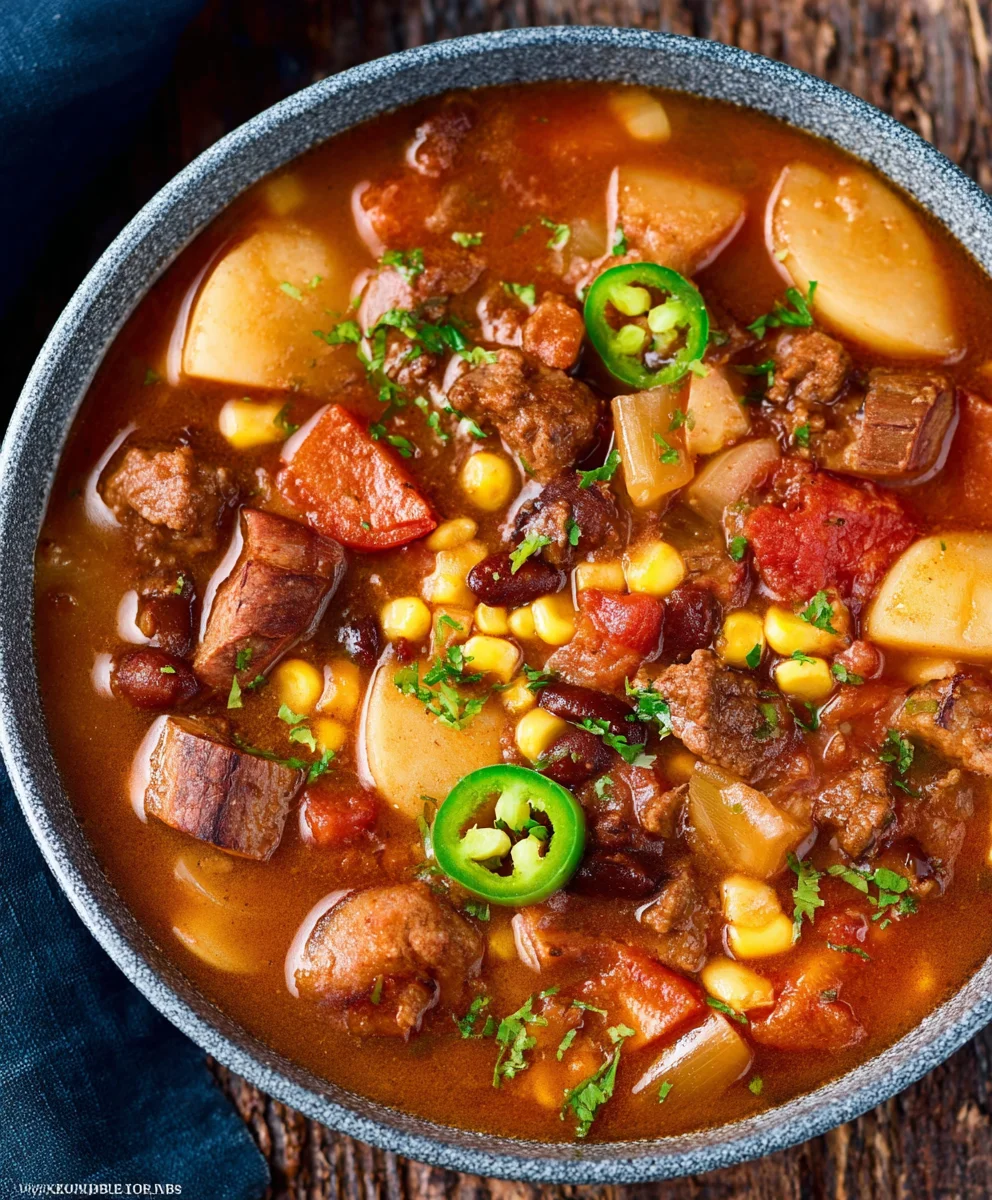 Hearty Cowboy Stew Beef Recipe Easy One-Pot Meal