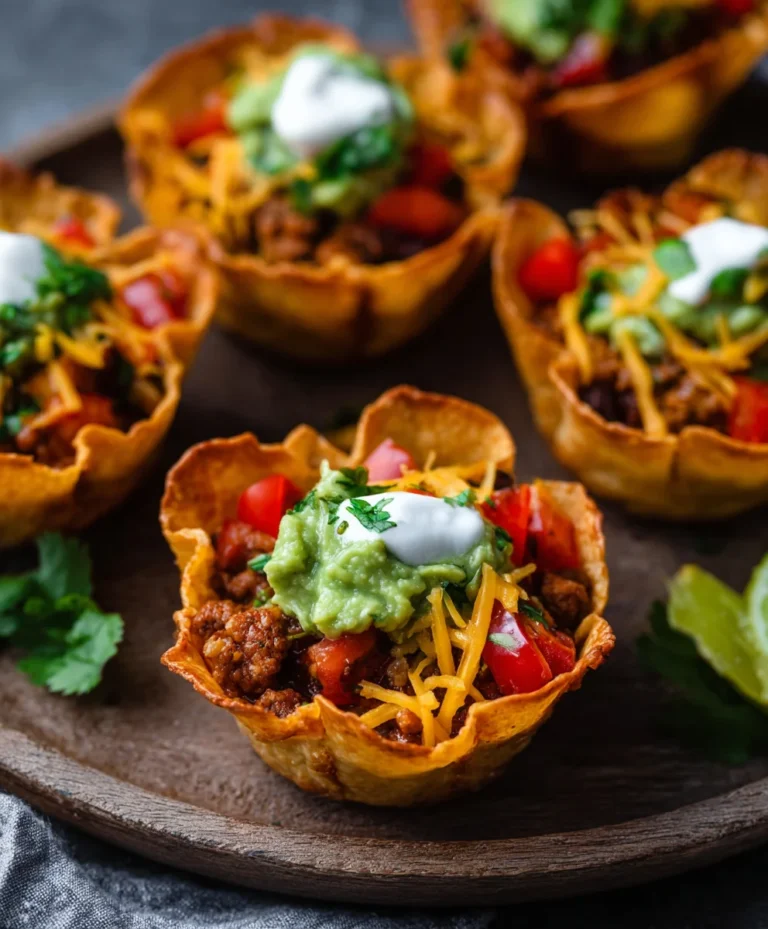 Easy Beef Taco Cups- Quick Family Dinner