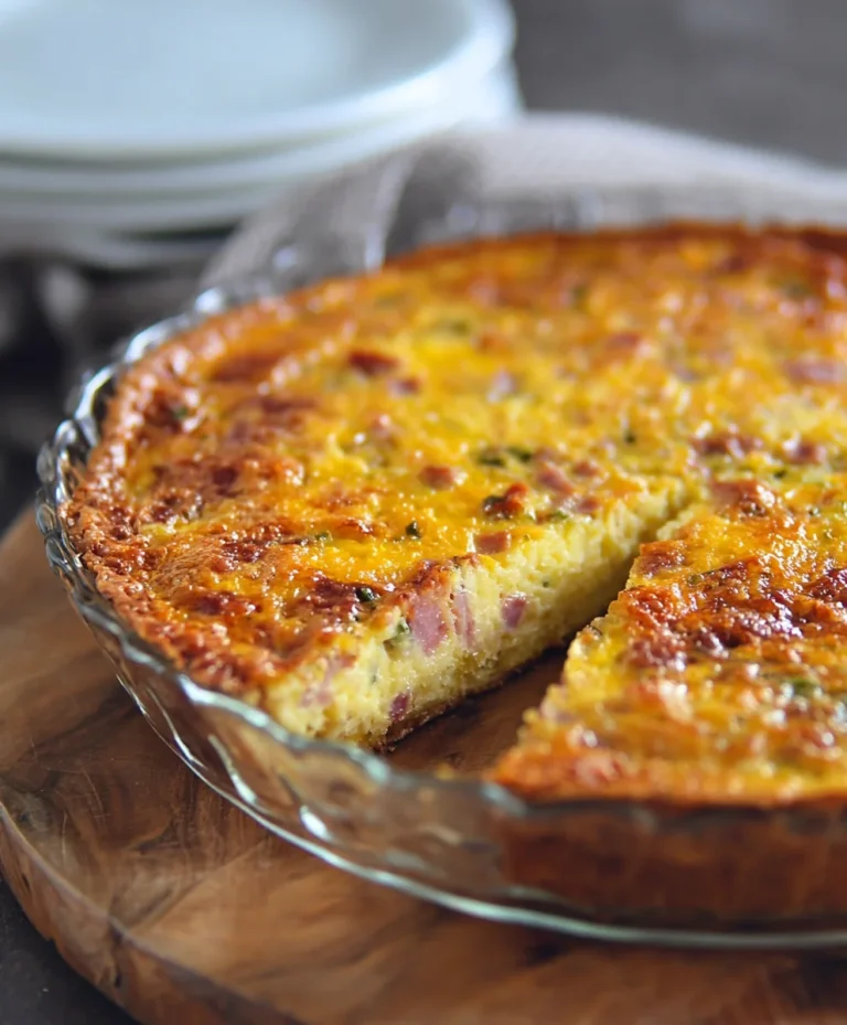 Keto Beef Beef Ham Cheese Quiche Recipe