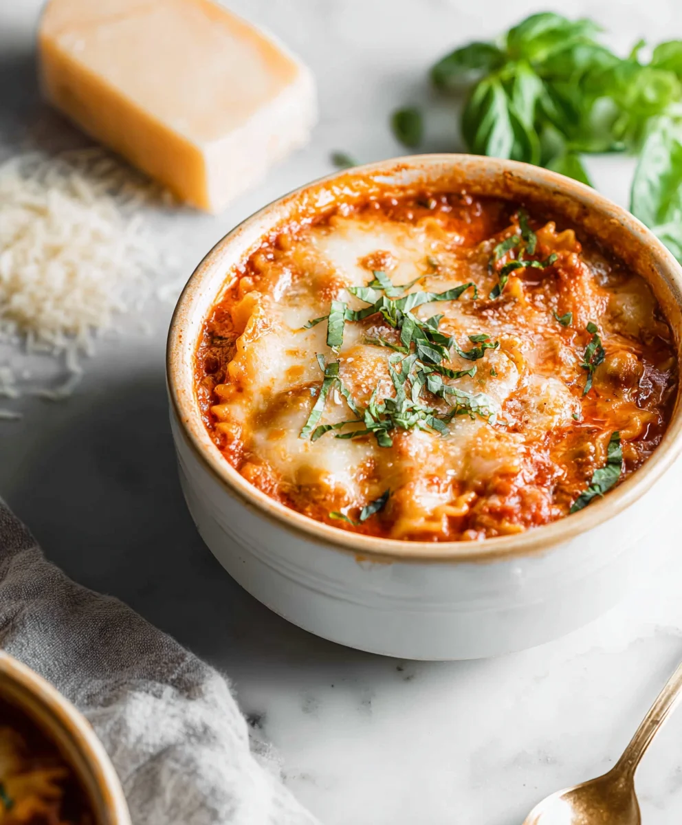 Easy Creamy Lasagna Soup Recipe-Quick Comfort Food