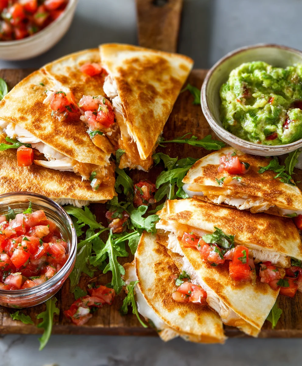 Easy Mini Chicken Quesadillas - Quick & Delicious Meal