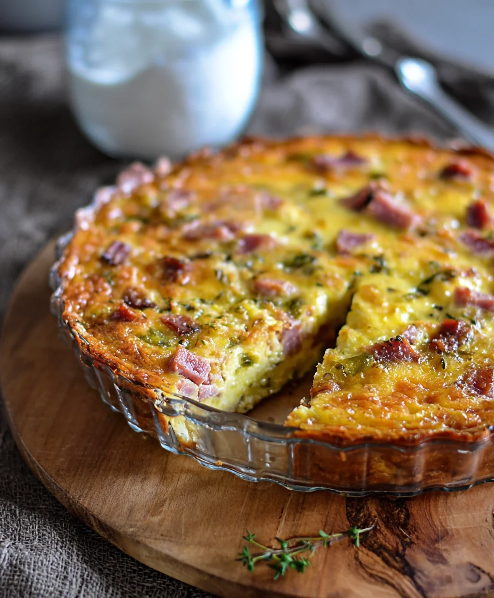 Keto Beef Beef Ham Cheese Quiche Recipe