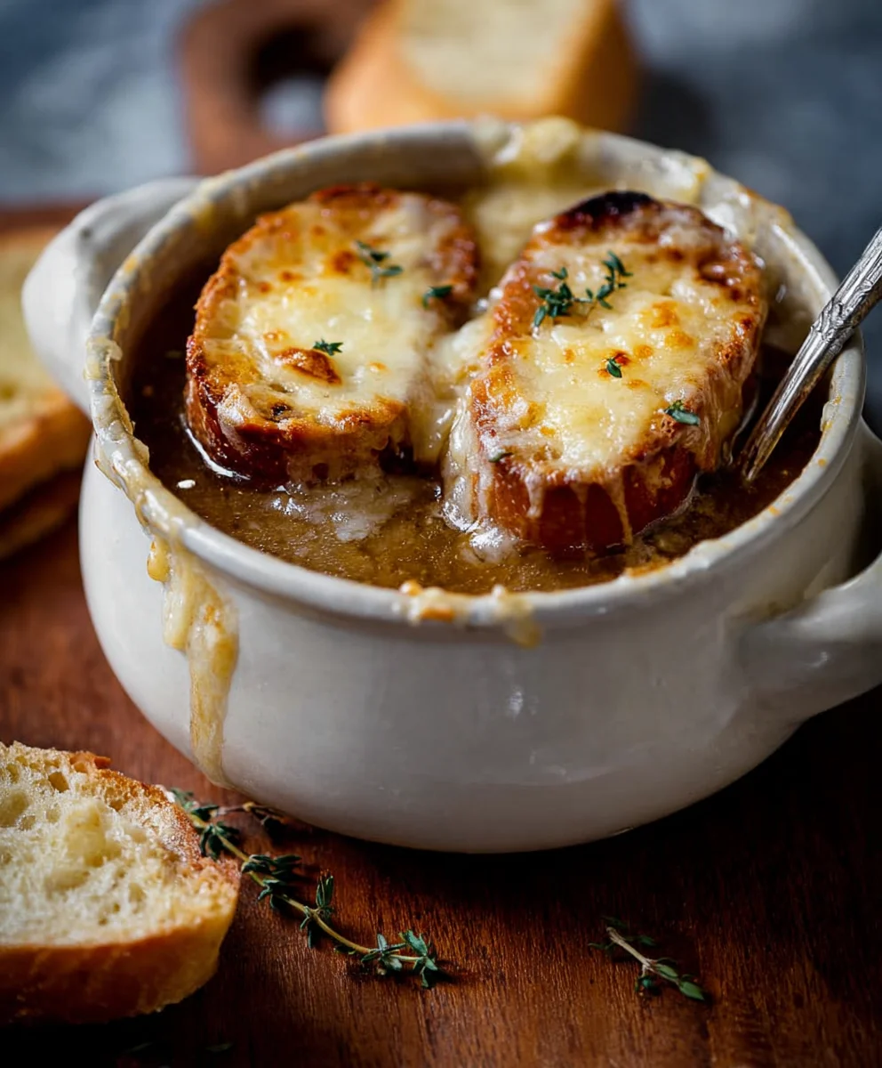 Classic French Onion Soup - Rich Beef Broth Recipe