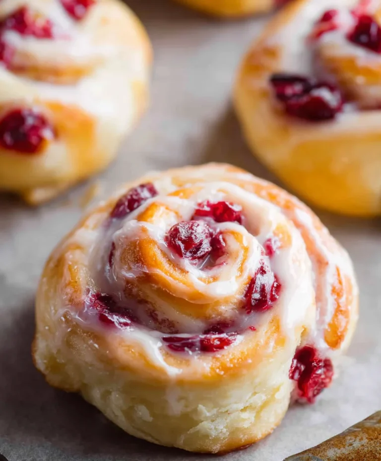 Orange Cranberry Sweet Rolls Recipe-Festive Flavor Burst