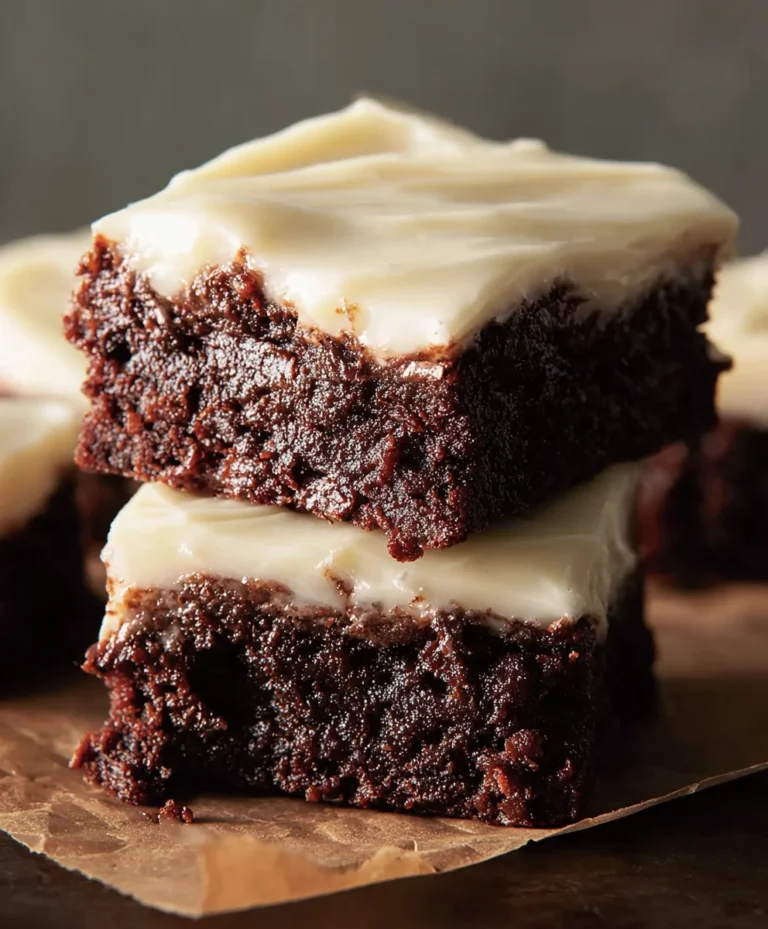 Decadent Brownies with Cream Cheese Frosting Recipe