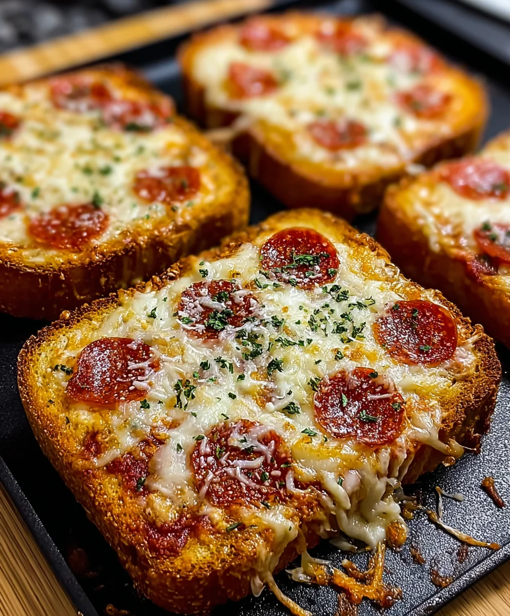 Air Fryer Pizza Toast - Quick Easy Lunch Dinner