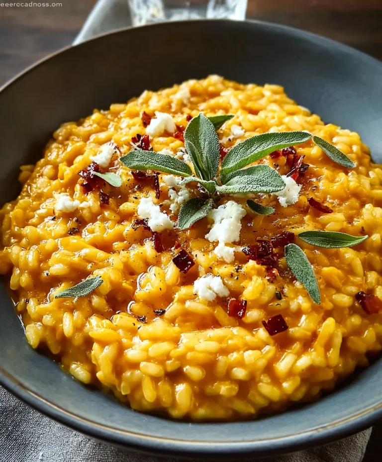 Creamy Pumpkin Risotto-A Flavorful Fall Favorite
