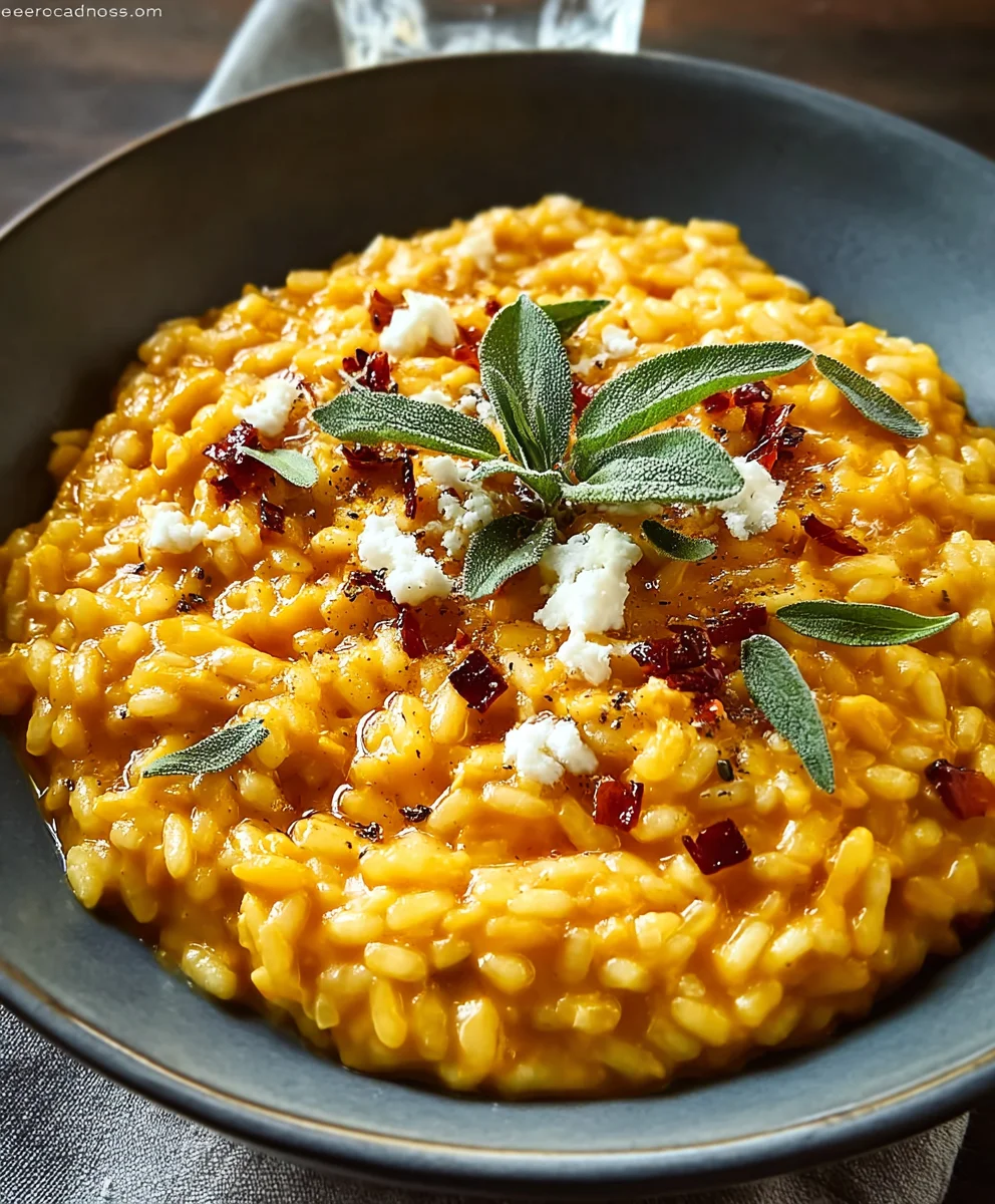 Creamy Pumpkin Risotto-A Flavorful Fall Favorite