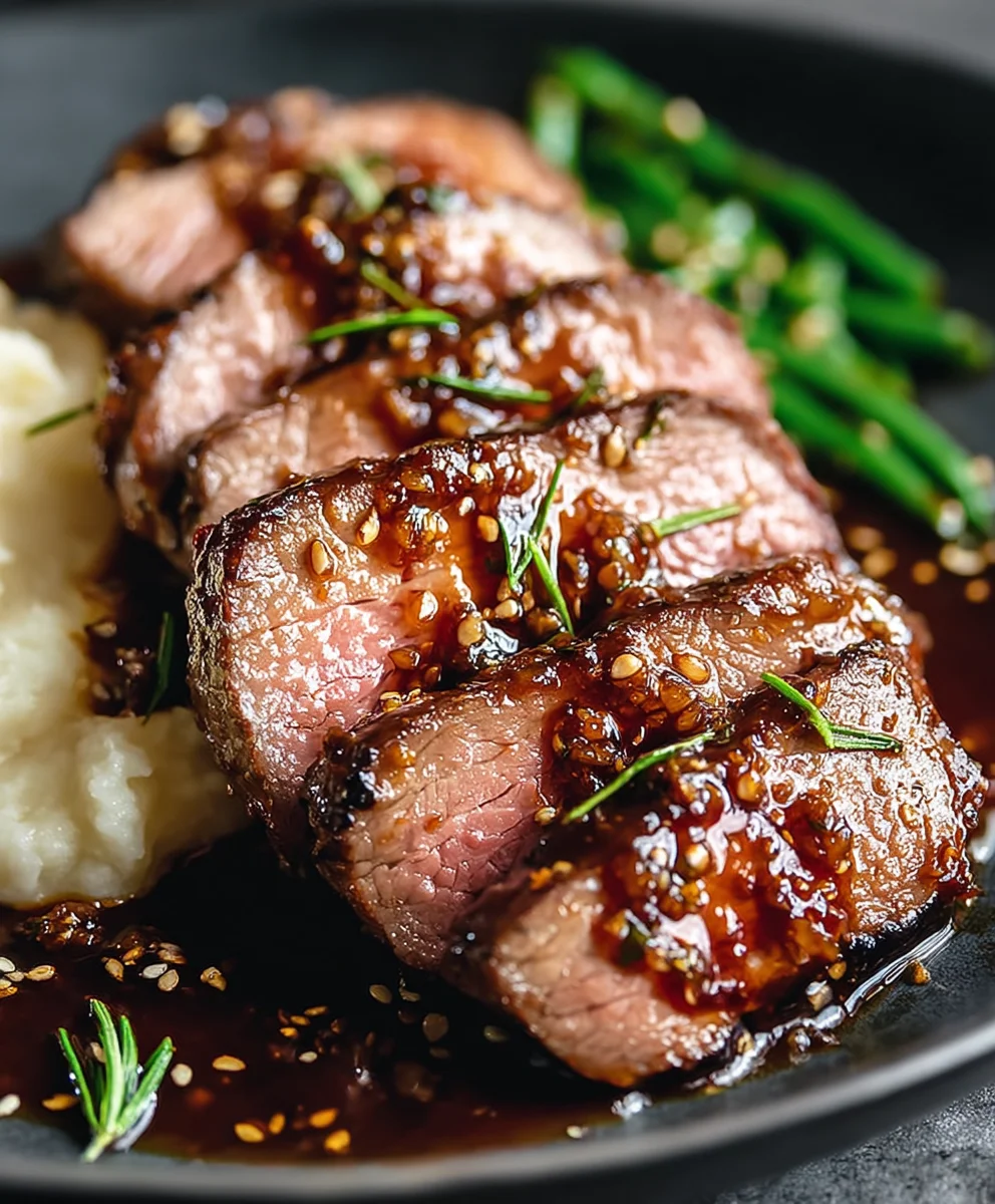 Honey Garlic Glazed Beef - Easy Dinner Recipe