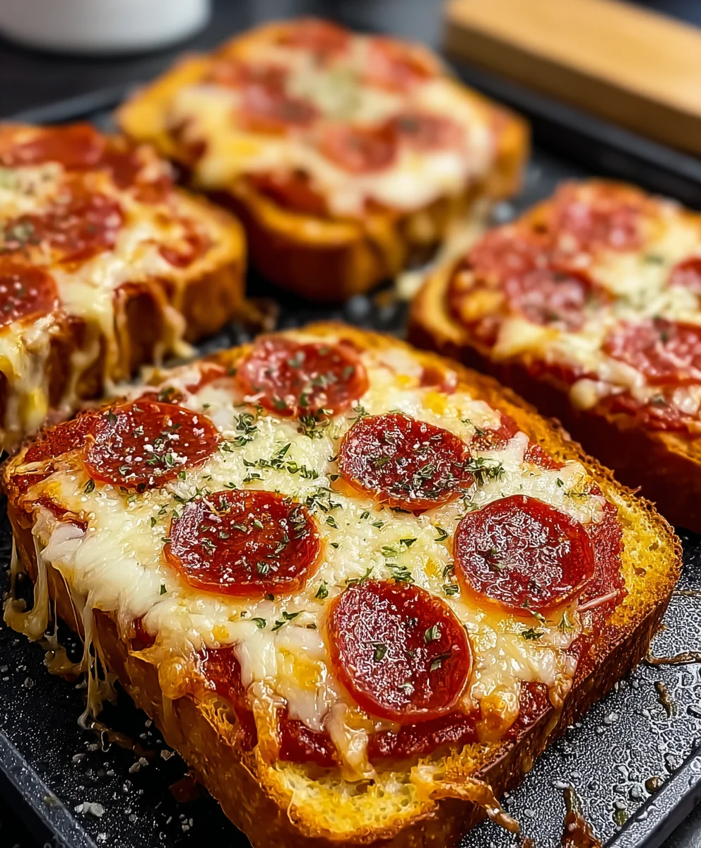 Air Fryer Pizza Toast - Quick Easy Lunch Dinner