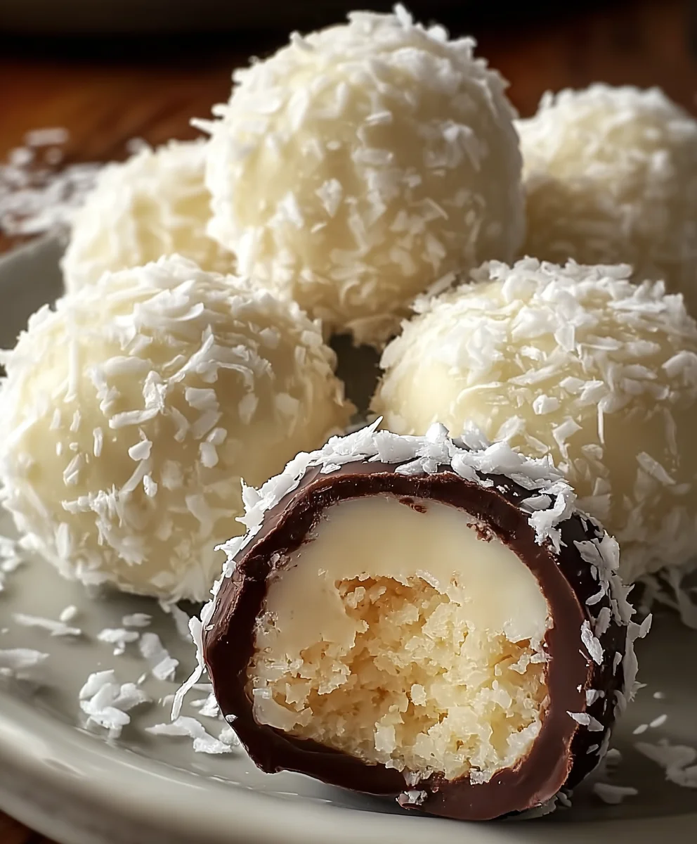Easy Coconut Cream Balls Recipe-No-Bake Delight