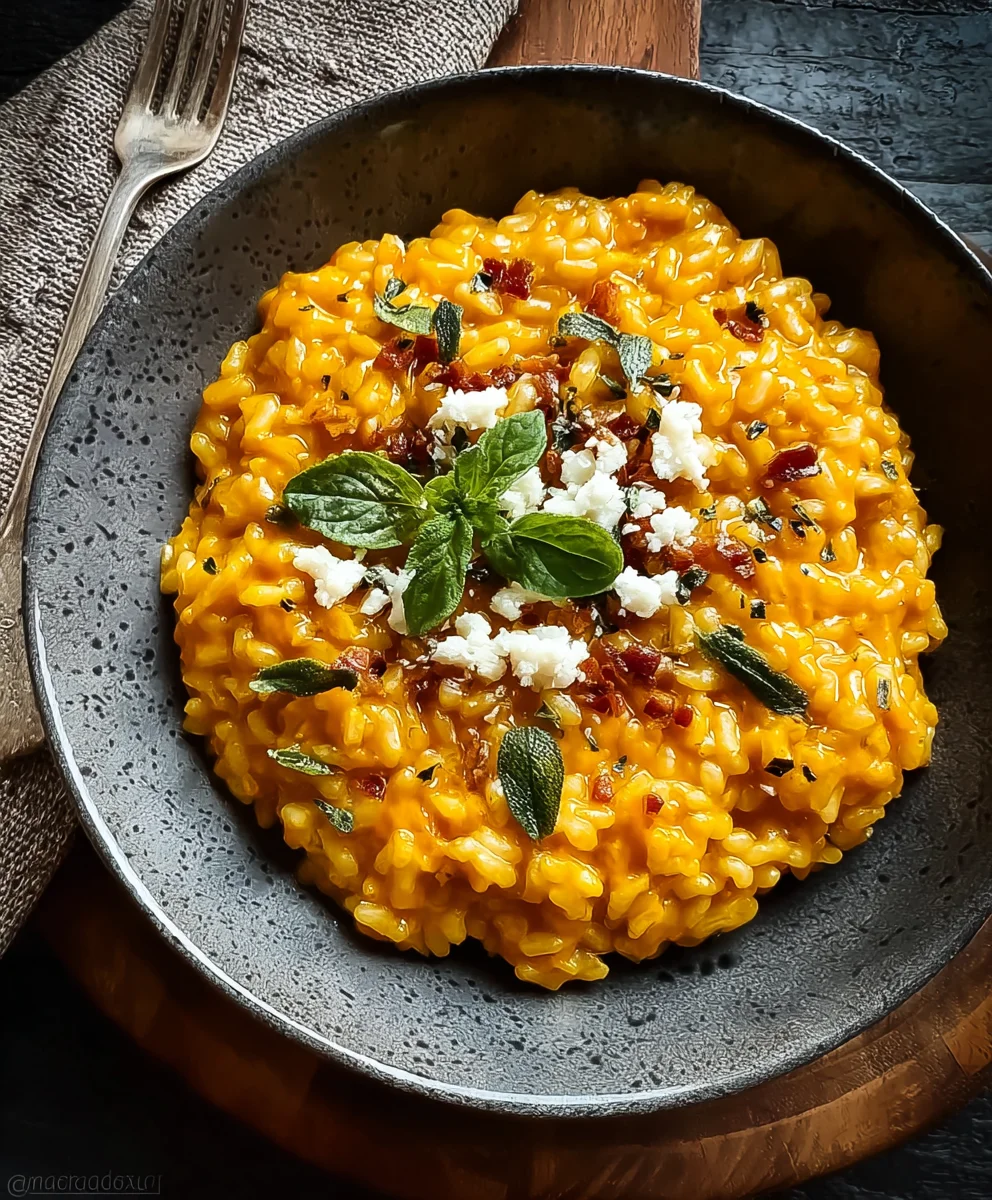 Creamy Pumpkin Risotto-A Flavorful Fall Favorite