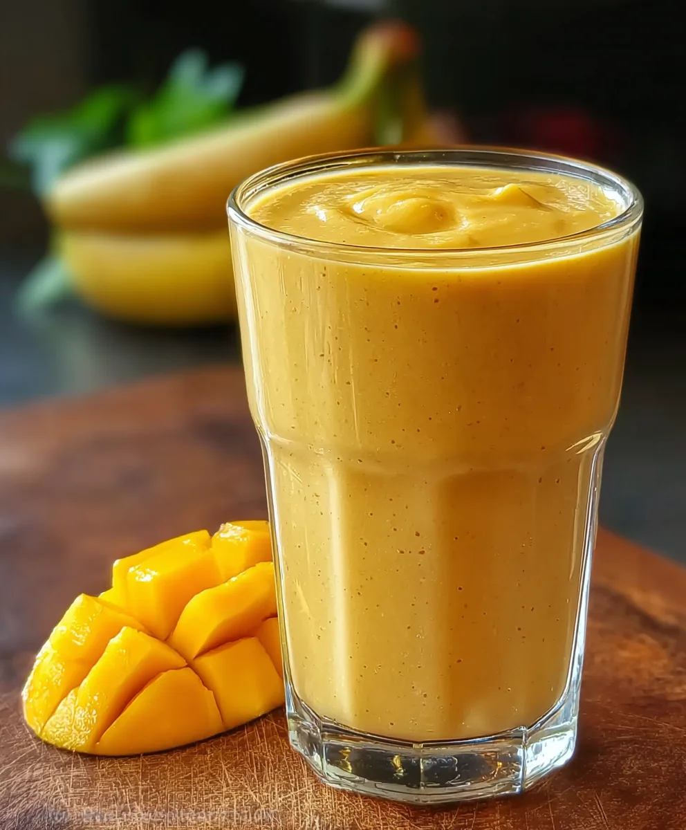 Mango Orange Banana Smoothie - Tropical Bliss Recipe