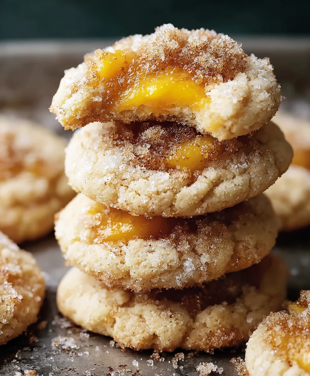 Easy Peach Cobbler Cookies - Delicious Dessert Treat