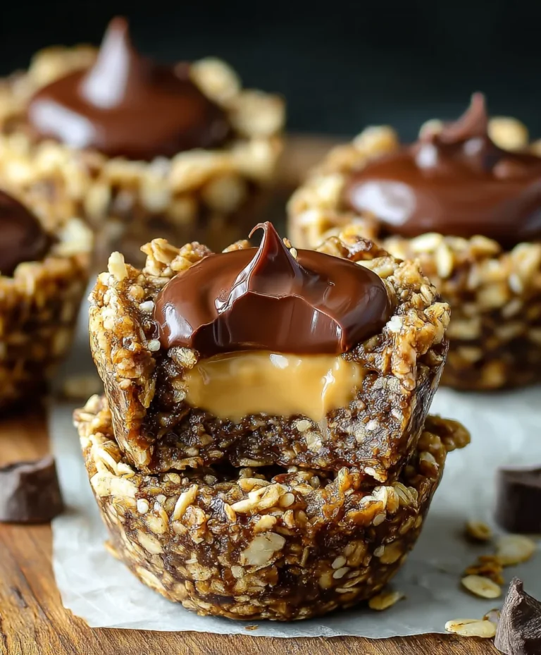 Chocolate Granola Cups-Peanut Butter Bliss