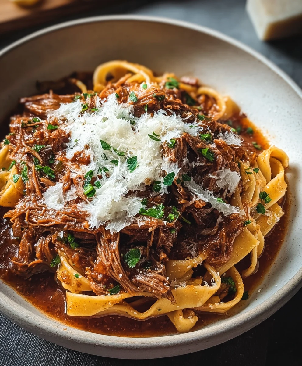 Easy Slow Cooker Beef Ragu - Tender & Flavorful