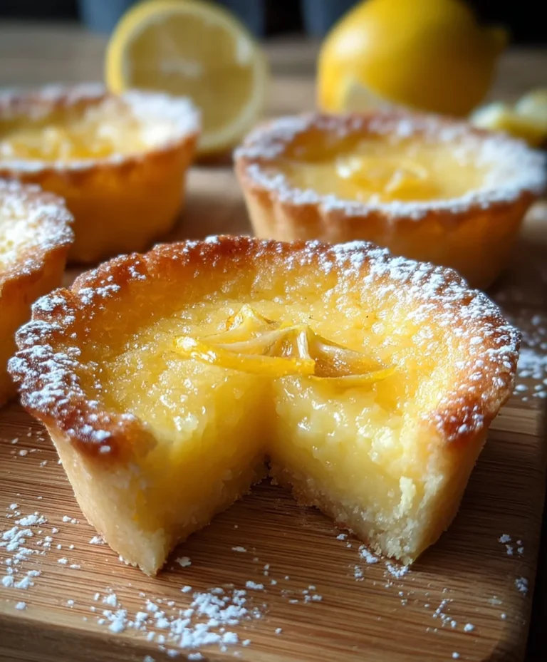 Baby Lemon Impossible Pies-Easy Dessert Recipe