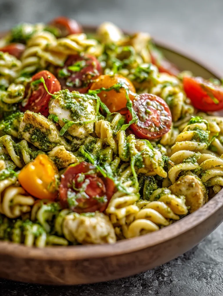 Easy Pesto Pasta Salad – Fresh & Flavorful Recipe
