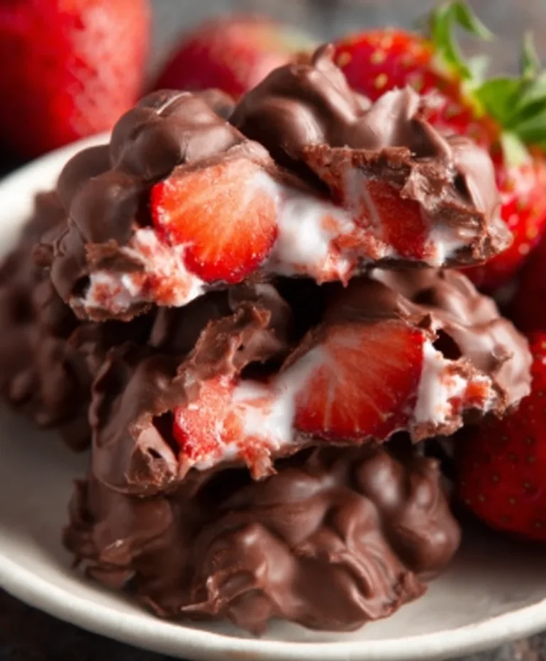 Viral Chocolate Strawberry Yogurt Clusters Easy Recipe