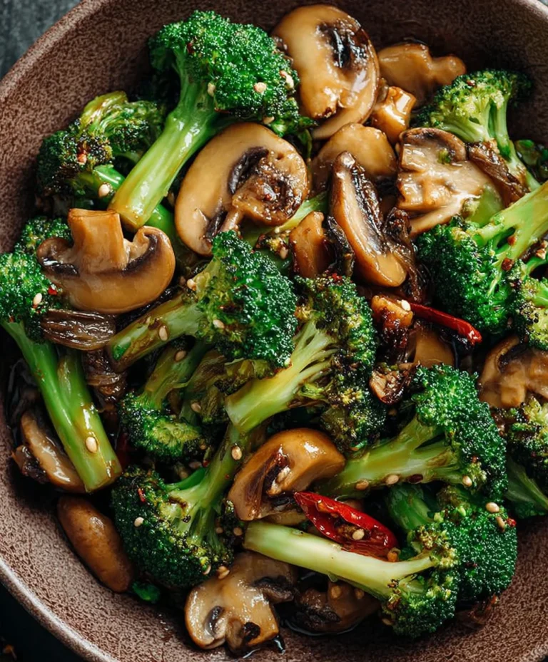 Beef & Broccoli Mushroom Stir Fry Recipe