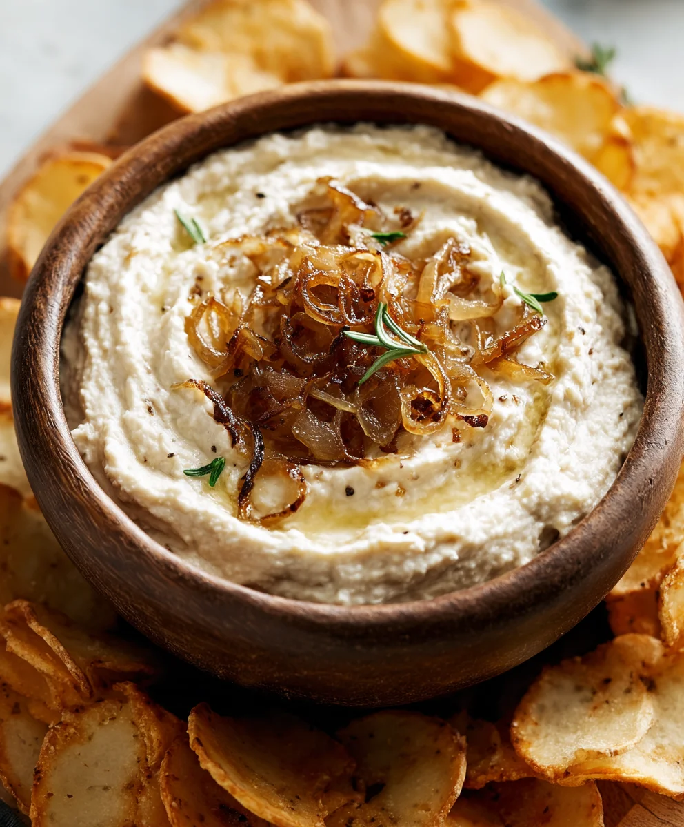 Gordon Ramsay's Caramelized Onion Dip - Savory & Delicious