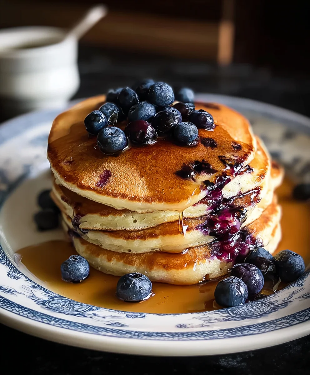 Easy Blueberry Pancakes - Fluffy & Delicious Breakfast
