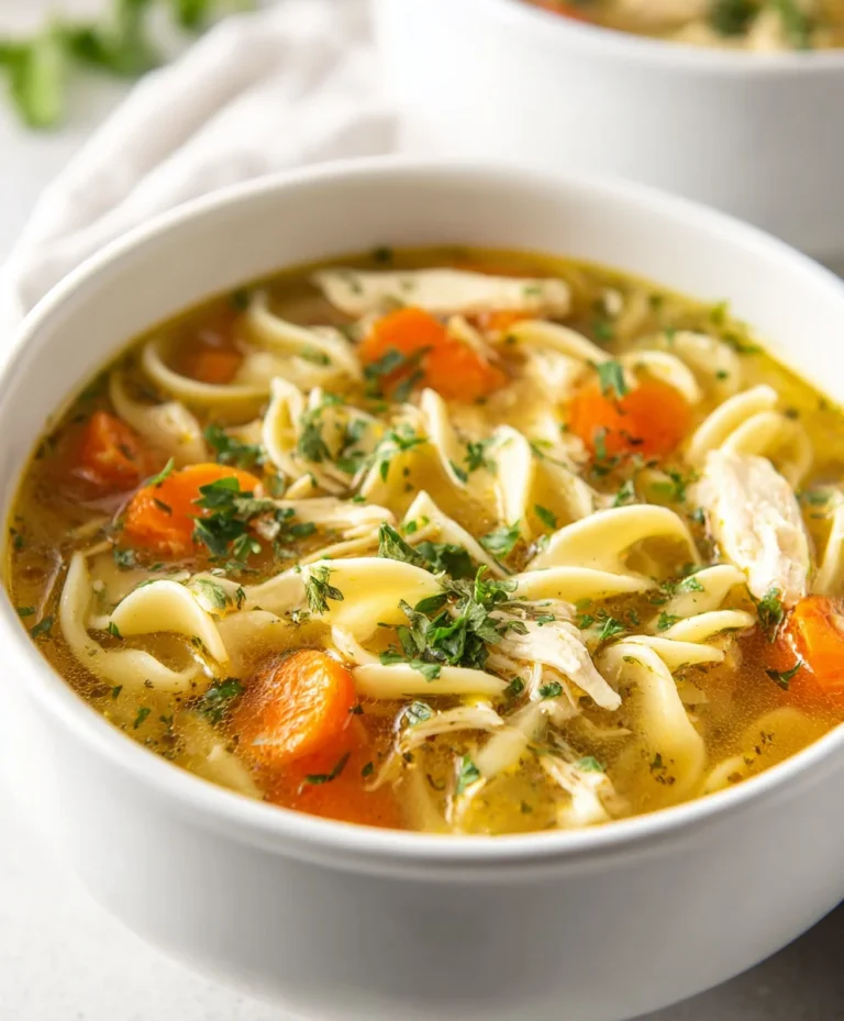 Best Chicken Noodle Soup Easy Egg Noodle Recipe