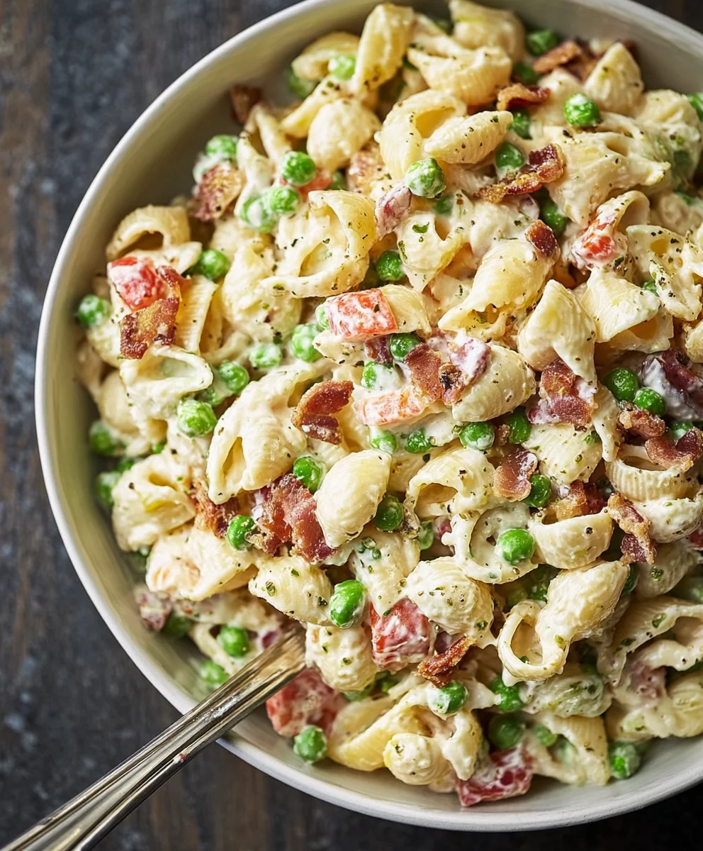 Creamy Pasta Salad Recipe- Easy & Delicious Side Dish