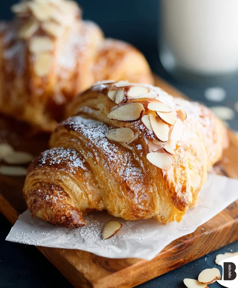 Almond Cream Filled Croissants – Easy Homemade Treat