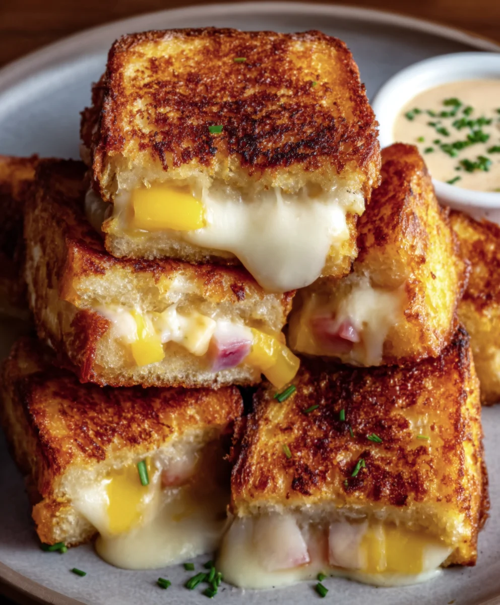 Hawaiian Roll Grilled Cheese-Sweet & Savory Delight
