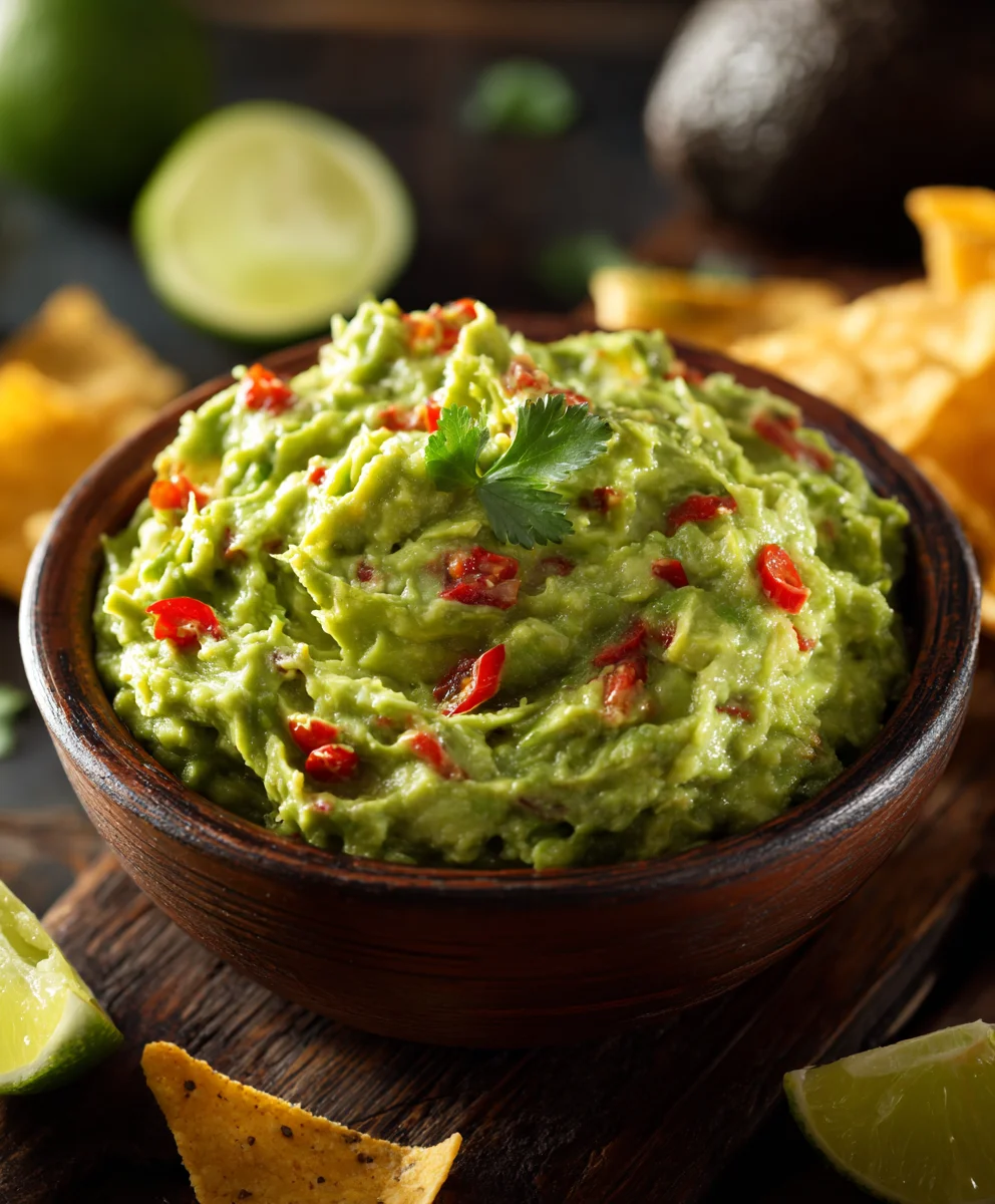 Authentic Guacamole Recipe- Fresh & Flavorful