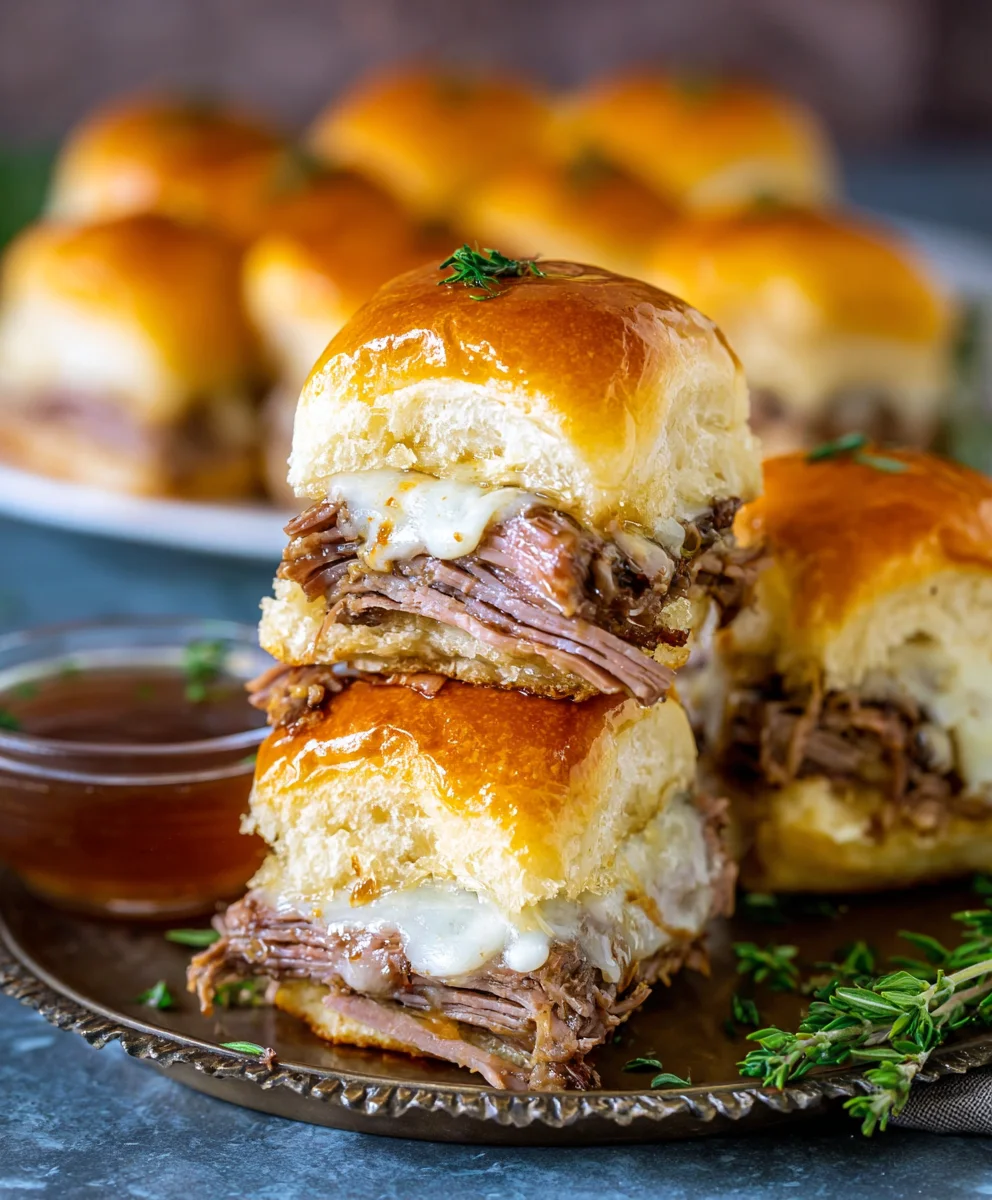 Easy French Dip Sliders for a Crowd