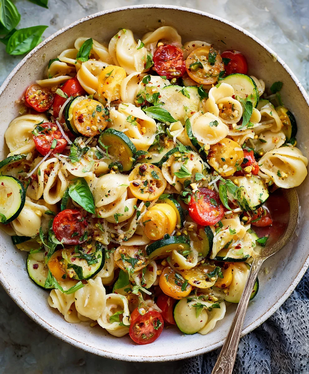 Ina Garten's Summer Garden Pasta- Easy & Delicious