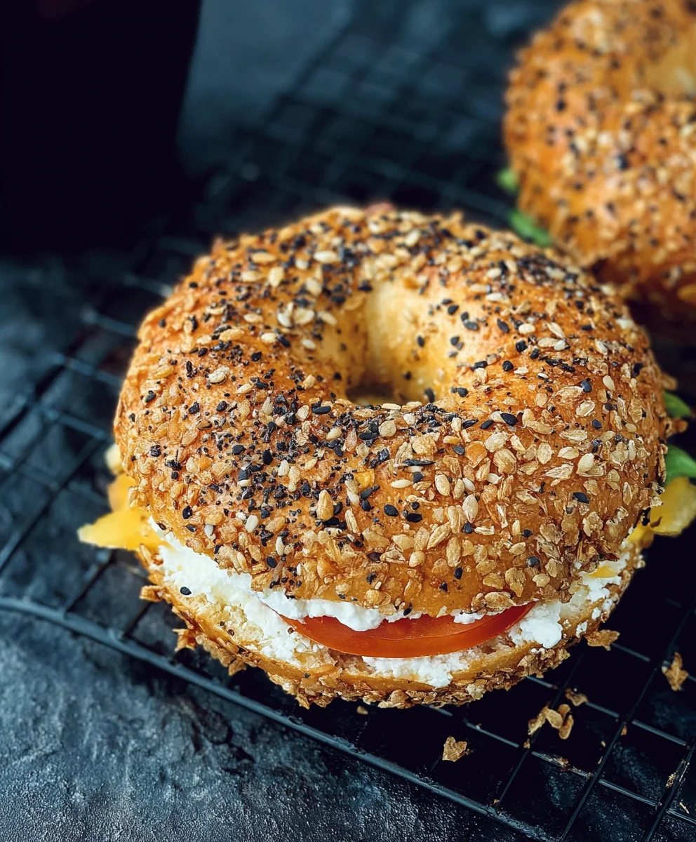 Protein Bagels with Cottage Cheese - Easy Recipe