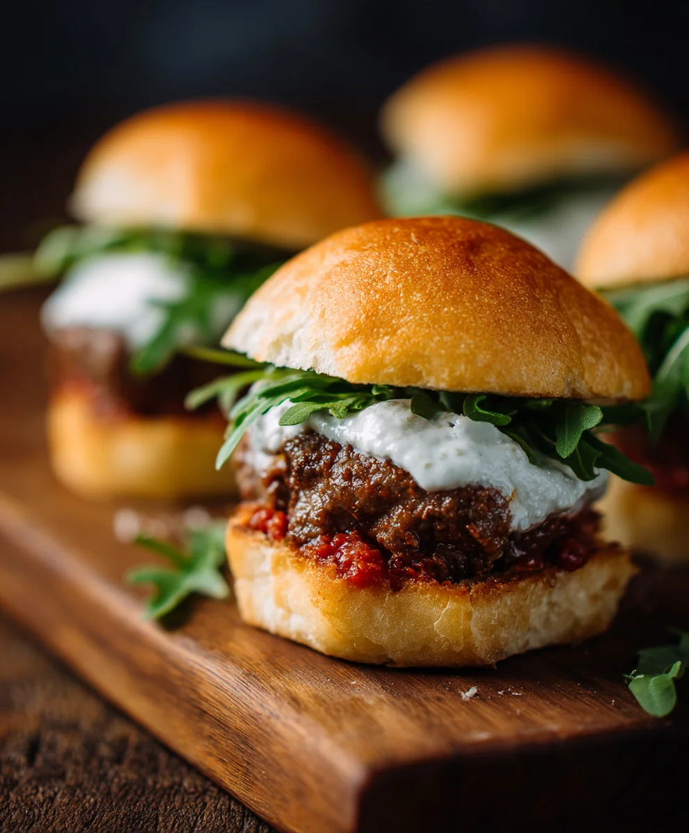 Easy Beef Italian Sliders - Flavorful Mini Sandwiches
