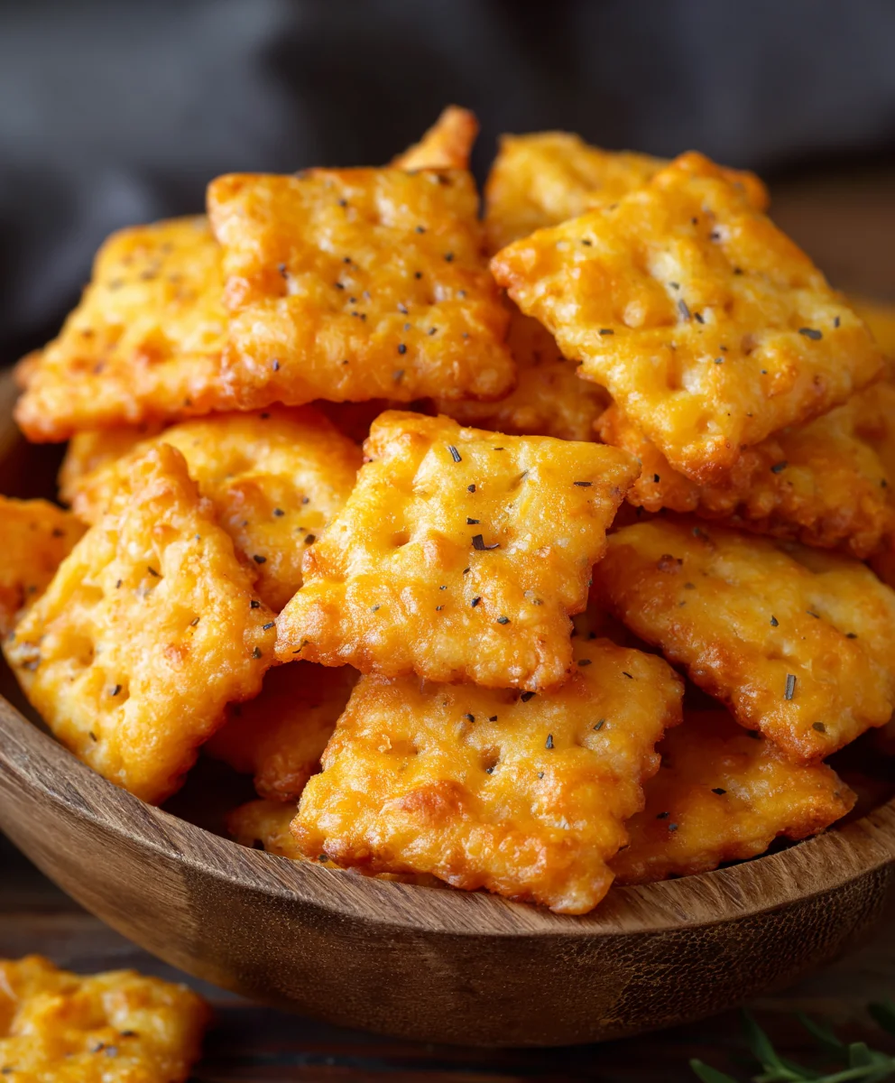 Homemade Cheez Its- Easy & Delicious Snack