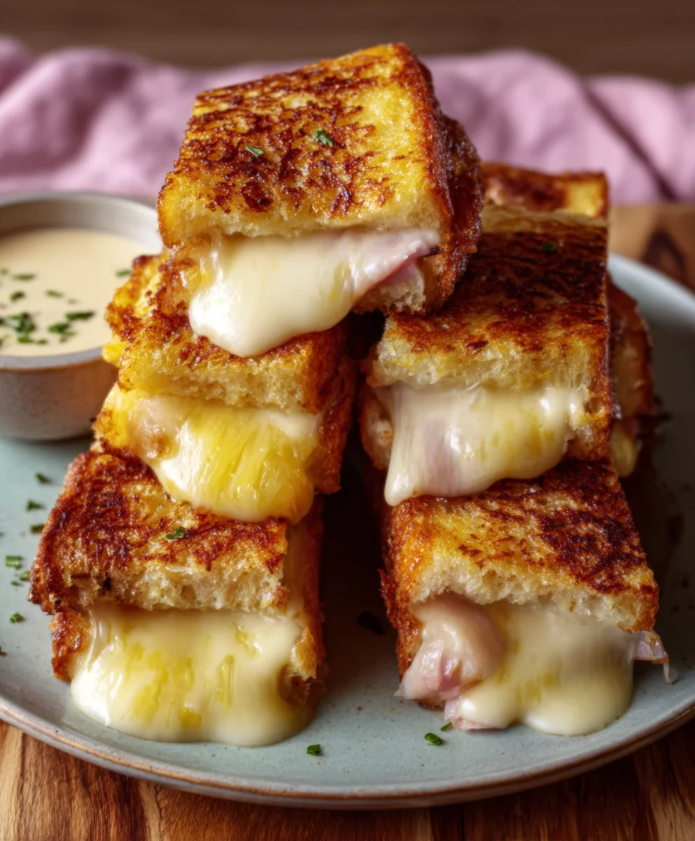 Hawaiian Roll Grilled Cheese-Sweet & Savory Delight