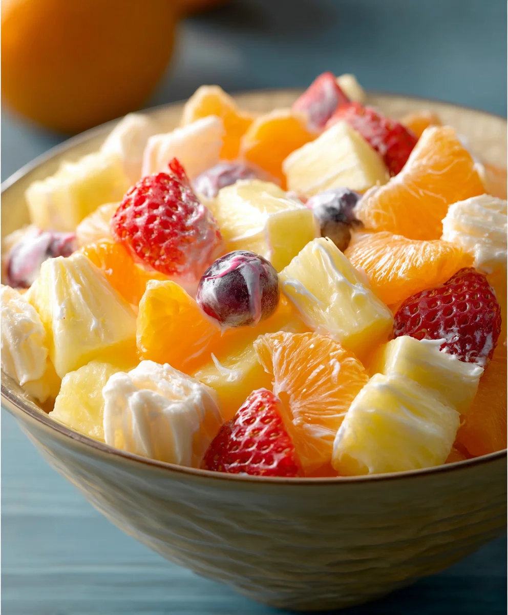 Tropical Hawaiian Fruit Salad- Easy Refreshing Treat