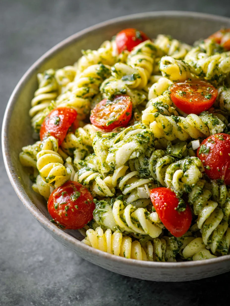 Easy Pesto Pasta Salad - Fresh & Flavorful Recipe