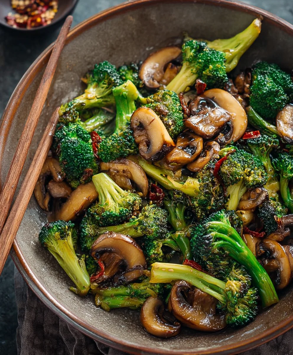 Beef & Broccoli Mushroom Stir Fry Recipe