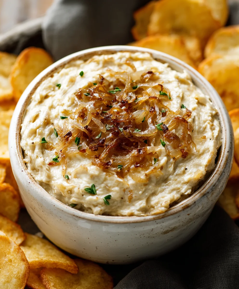 Gordon Ramsay's Caramelized Onion Dip - Savory & Delicious