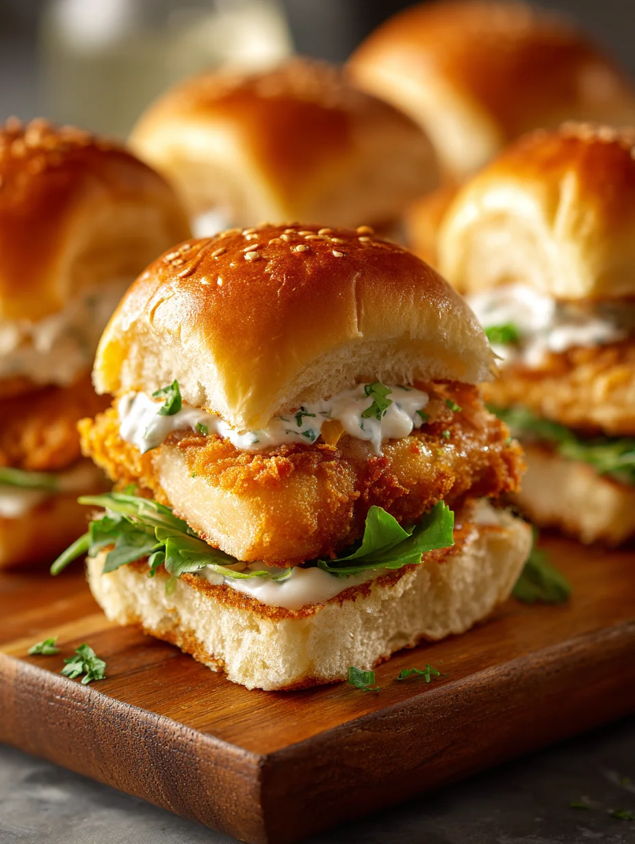 Easy Filet-O-Fish Sliders Quick Fish Burger Recipe