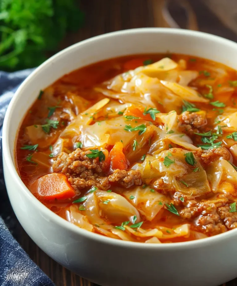 Hearty Cabbage Roll Soup-Easy Beef & Non-Non-Non-Alcoholic Alternativeic Recipe