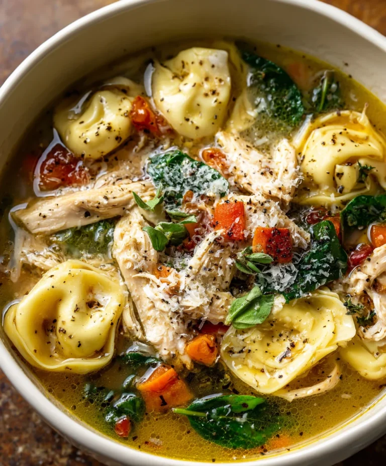 Easy Chicken Tortellini Soup – Comforting Meal