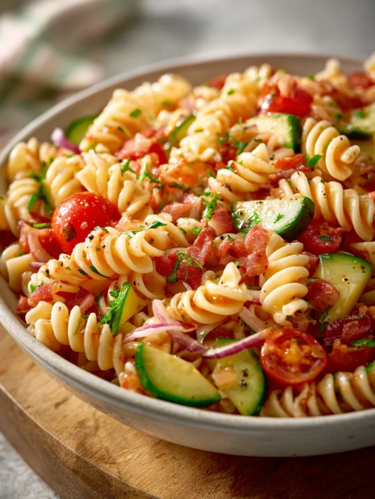 High-Protein Italian Pasta Salad-Easy & Delicious