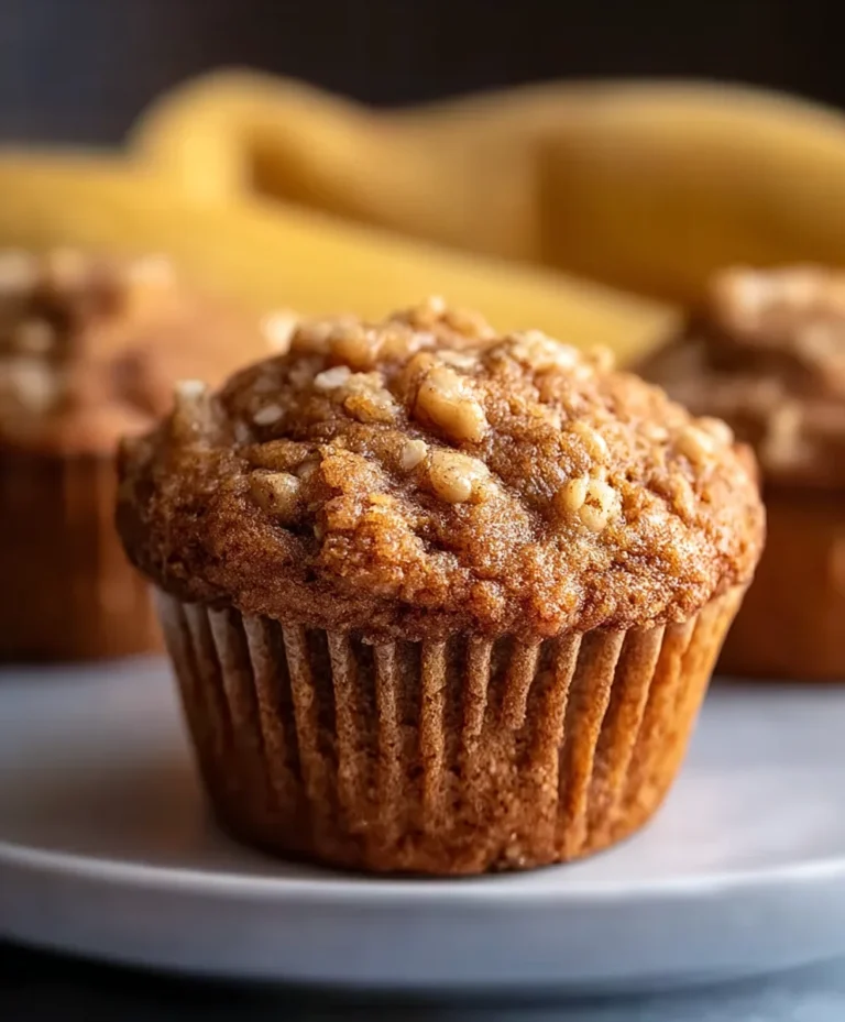 Healthy Banana Oatmeal Muffins-Easy Breakfast Treat